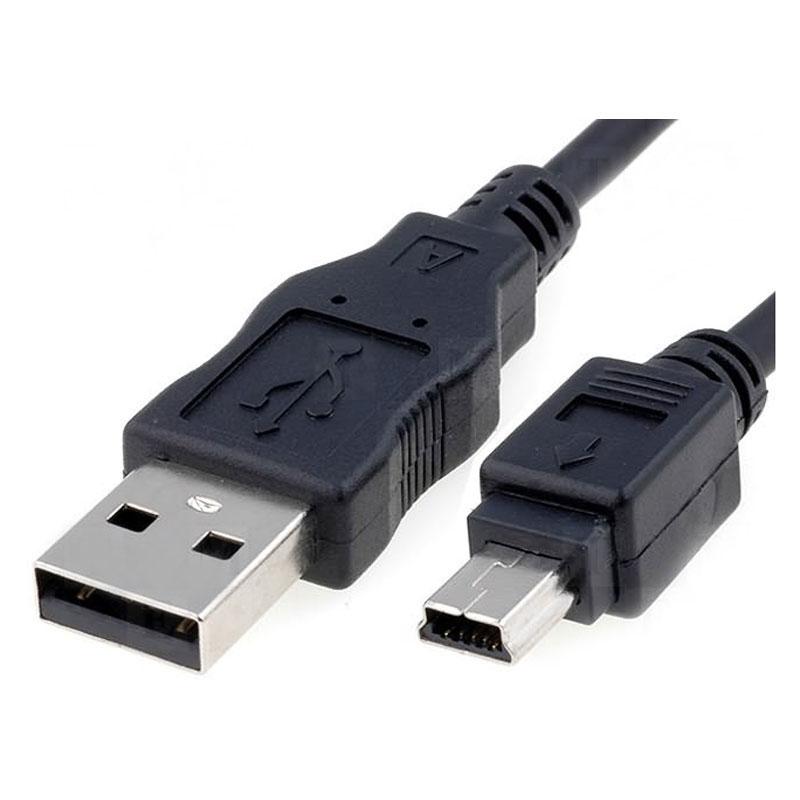 Кабель USB to miniUSB 1.8 м Черный (000500)