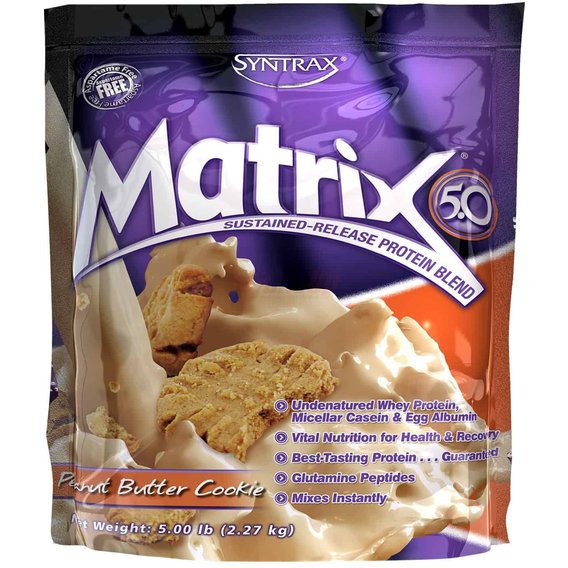 Протеин Syntrax Matrix 5.0 2270 g /76 servings/ Peanut Butter Cookie