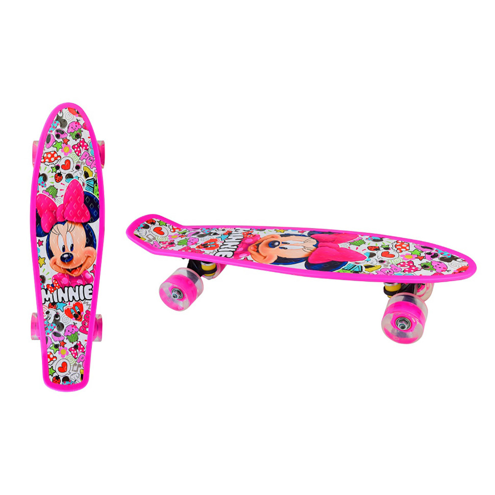 Пенни борд "Минни Маус" Bambi SC185602 колеса со светом 56 см