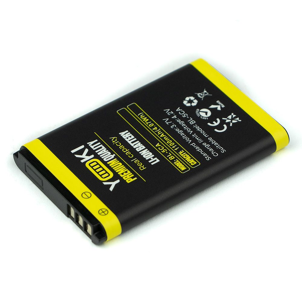 Акумулятор високої ємкості Premium якість Yoki BL-5CA для Nokia 1112