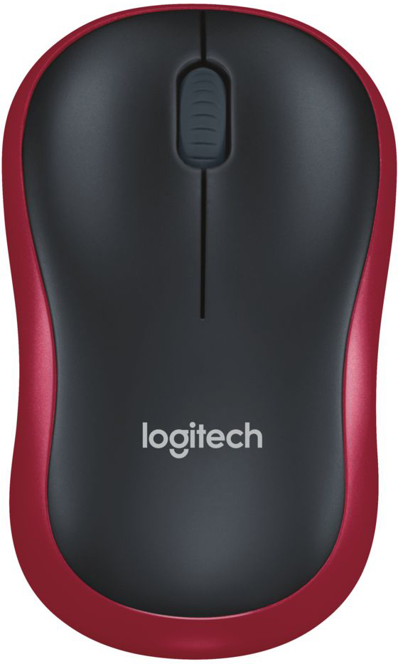 Миша Logitech M185 Wireless Mouse Red (6483685)