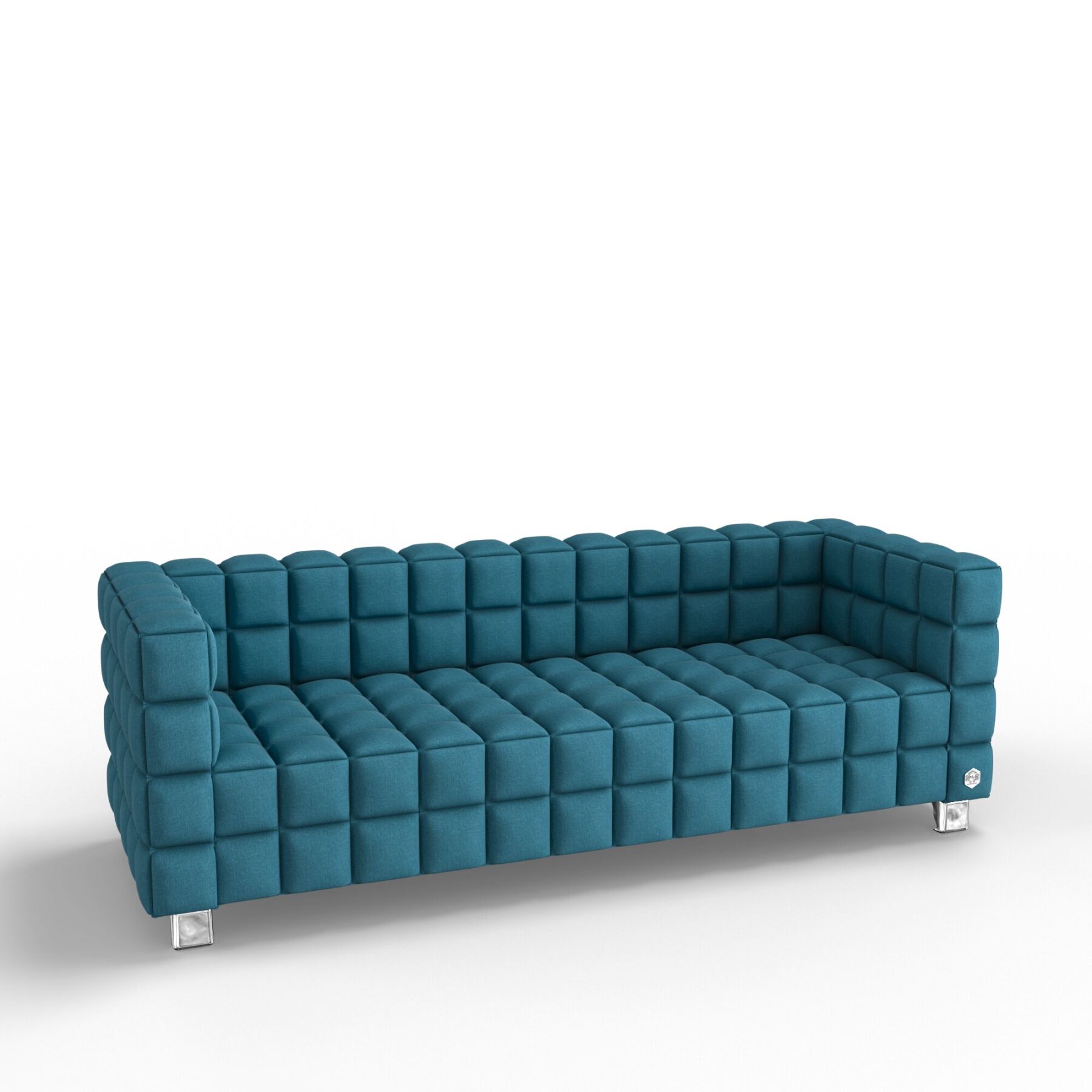 Трехместный диван KULIK SYSTEM NEXUS Ткань 3 Джинсовый (hub_Uiap92545)