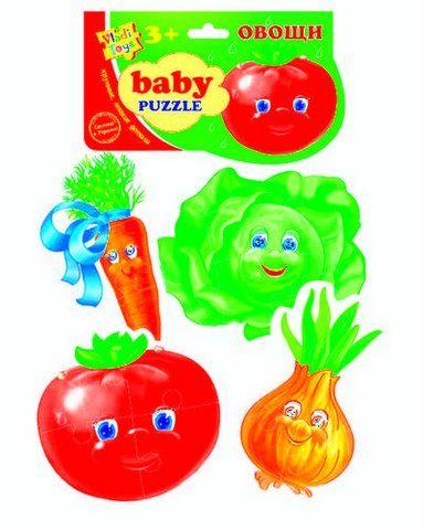 Бебі-пазли Vladi Toys Овочі