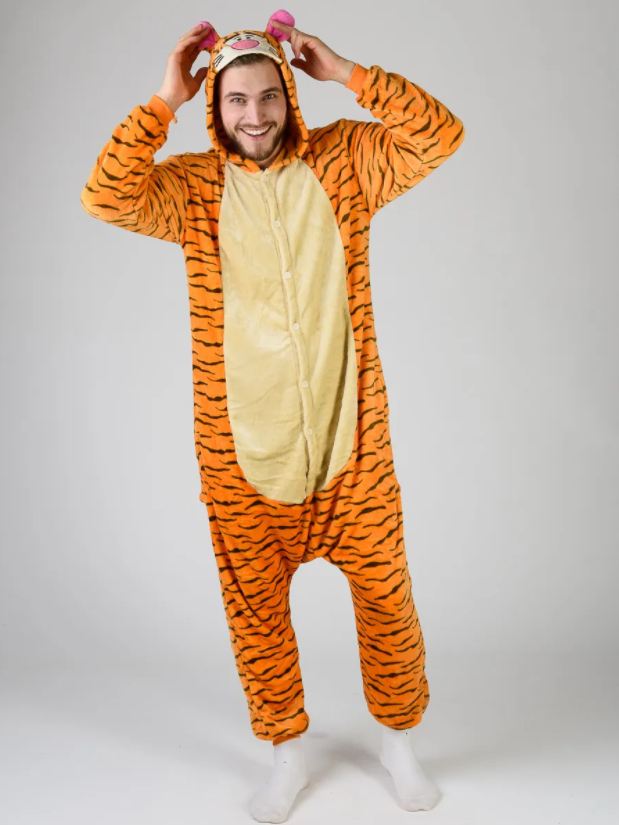 Пижама кигуруми Jamboo Тигр M Разноцветный (J400744)