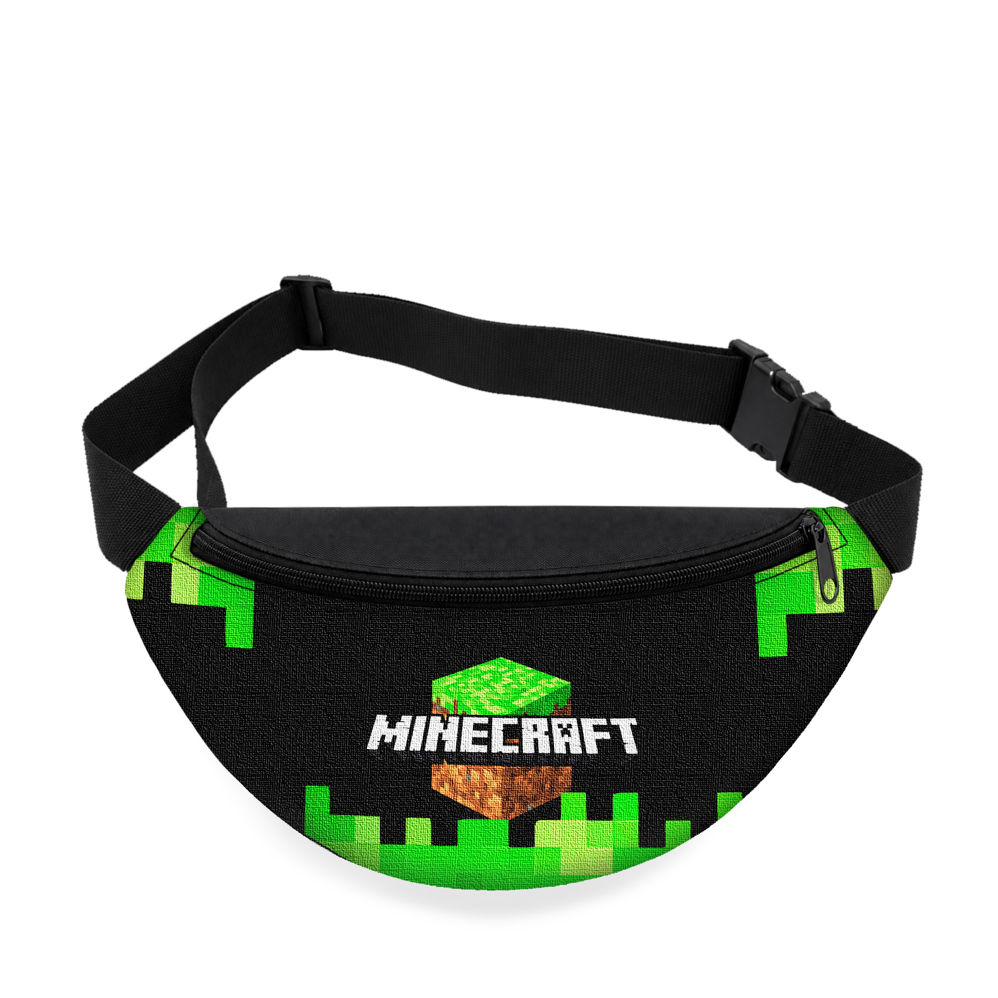 Дитяча бананка Minecraft 32x15x7.5 см, оксфорд, чорна