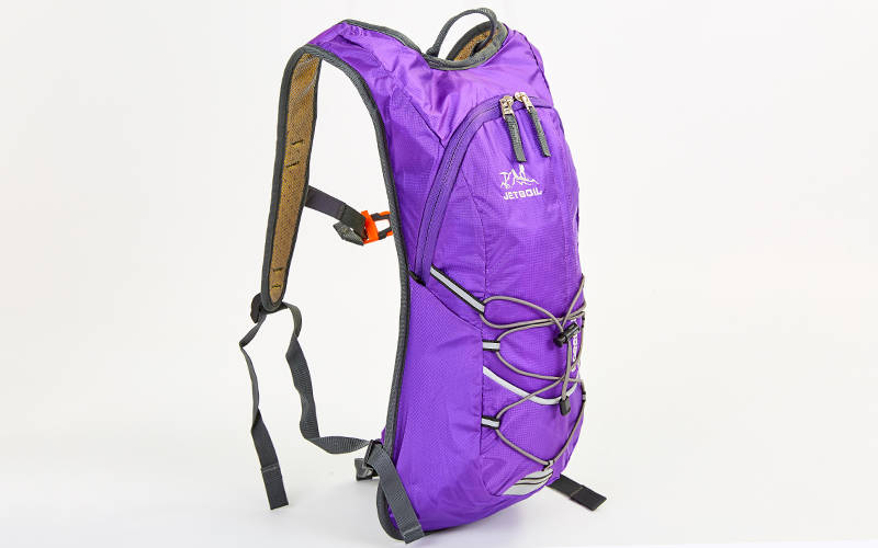 Рюкзак спортивний з жорсткою спинкою planeta-sport GA-2062 29х9х45см Фіолетовий