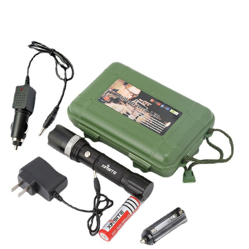 Ліхтар ручний з акумулятором заряджання та кріплення Bailong Zoom X-Balog XPE Cree BL-T8628 (BL-T8628)