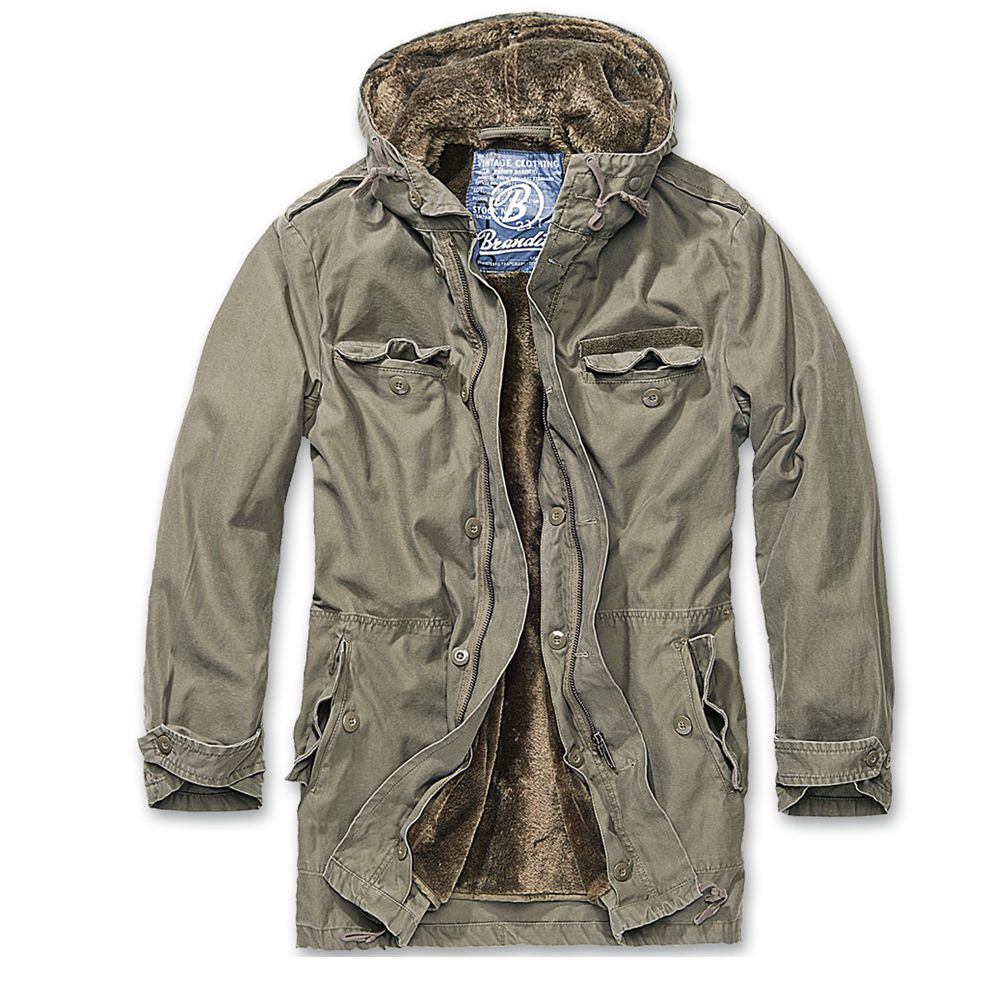 Парку Brandit BW Parka OLIVE L Зелений (3137.1-L)