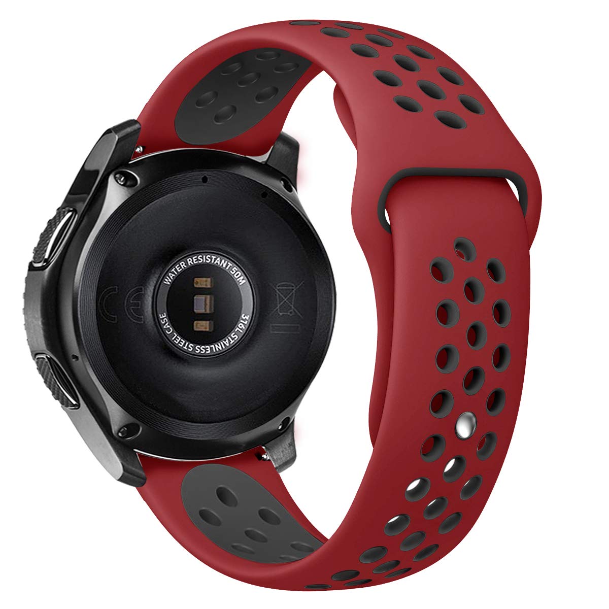 Ремінець BeWatch sport-style для Samsung Gear 3 Red-Black (1020131)