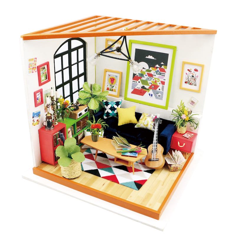 3D конструктор Robotime DIY HOUSE Кімната музиканта (DG106)