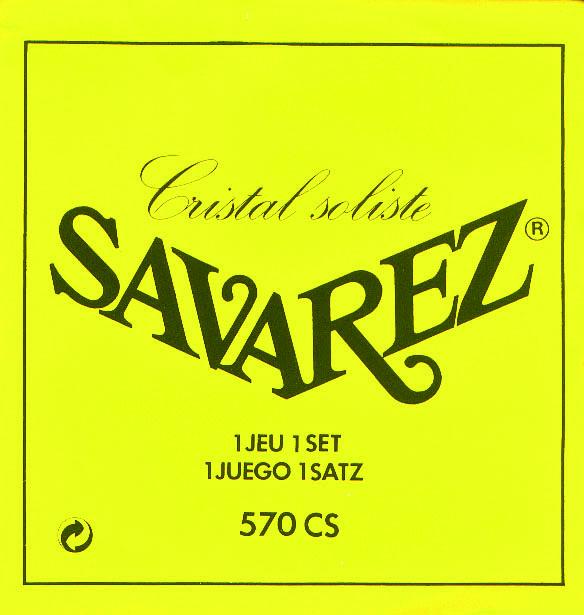 Струни для класичної гітари Savarez 570CS Cristal Soliste Classic Guitar Strings High Tension