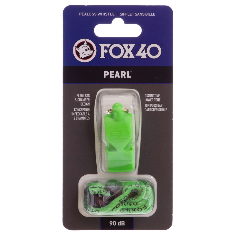 Свисток суддівський пластиковий FOX40-PEARL Зелений