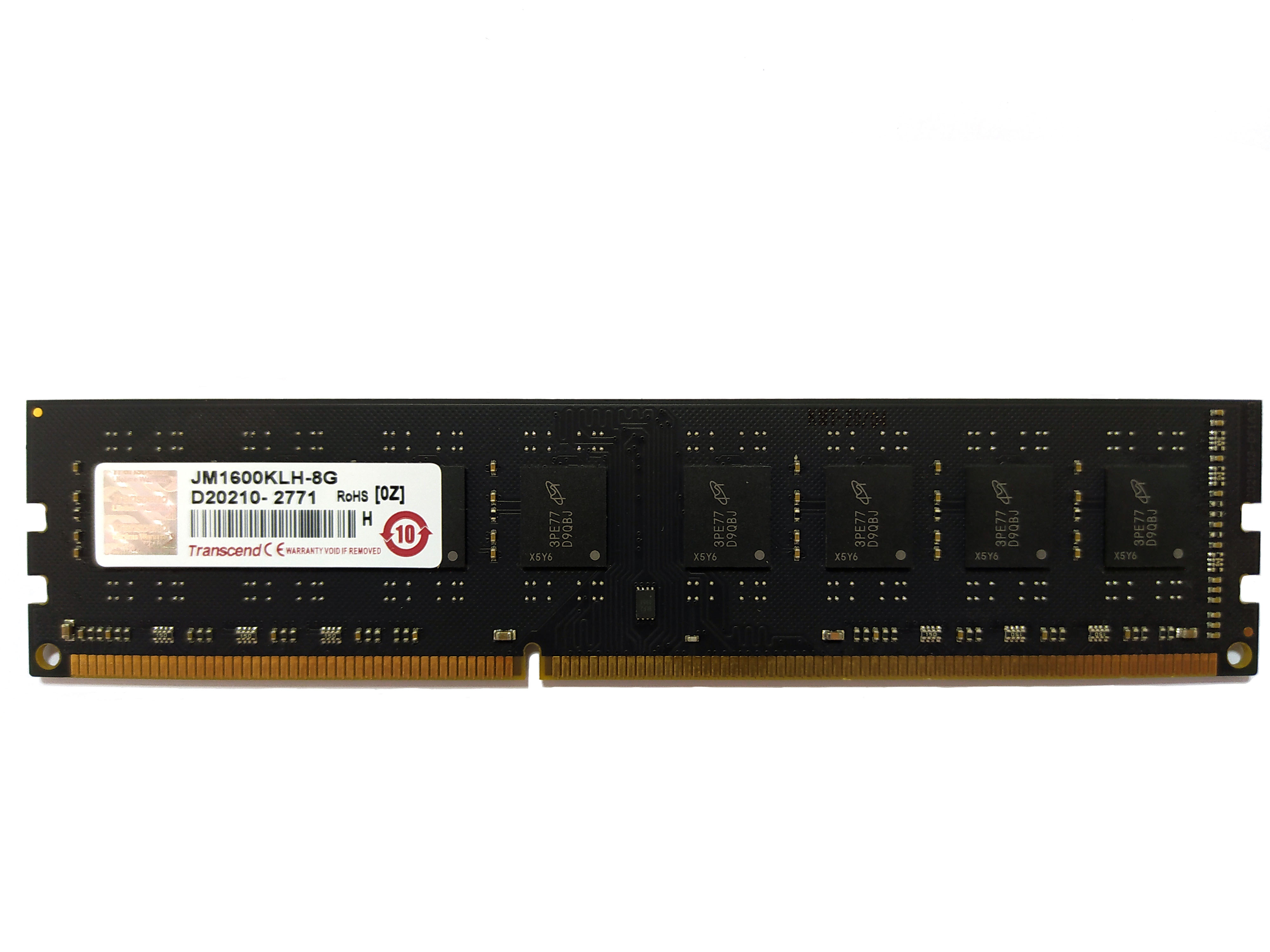 Оперативная память Transcend JetRam DDR3-1600 8192MB PC3-12800 (JM1600KLH-8G)