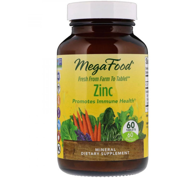 Микроэлемент Цинк MegaFood Zinc 60 Tabs