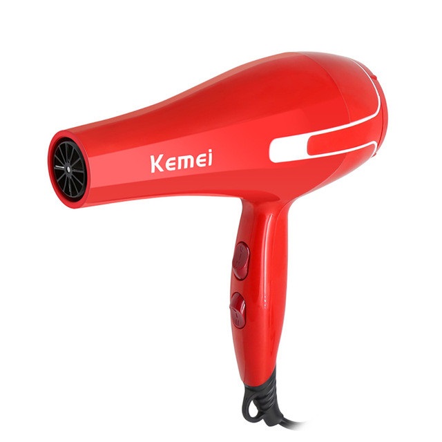 Фен Кemei KM8888 з дифузором 1800 Вт Червоний (hub_TfKw21228)