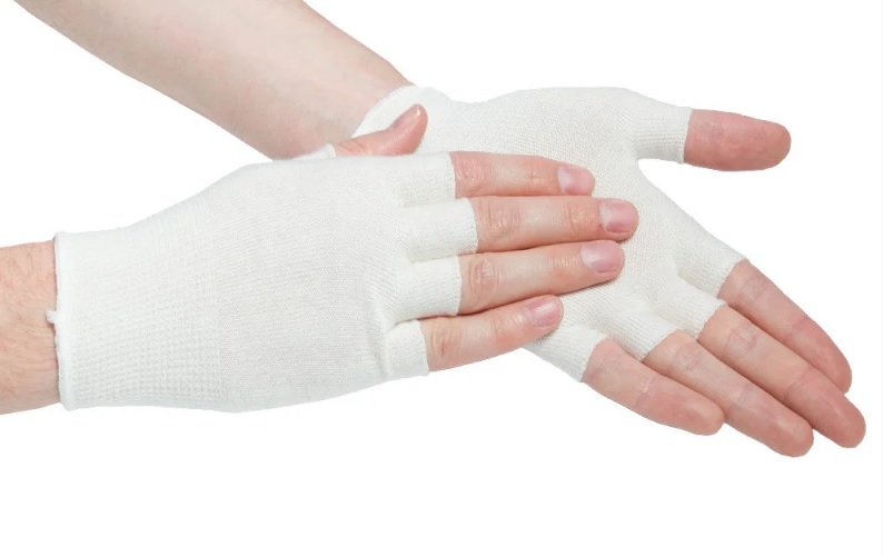 Рукавички EASY від HANDYboo розмір S 1 пара Білі (MAS40024)