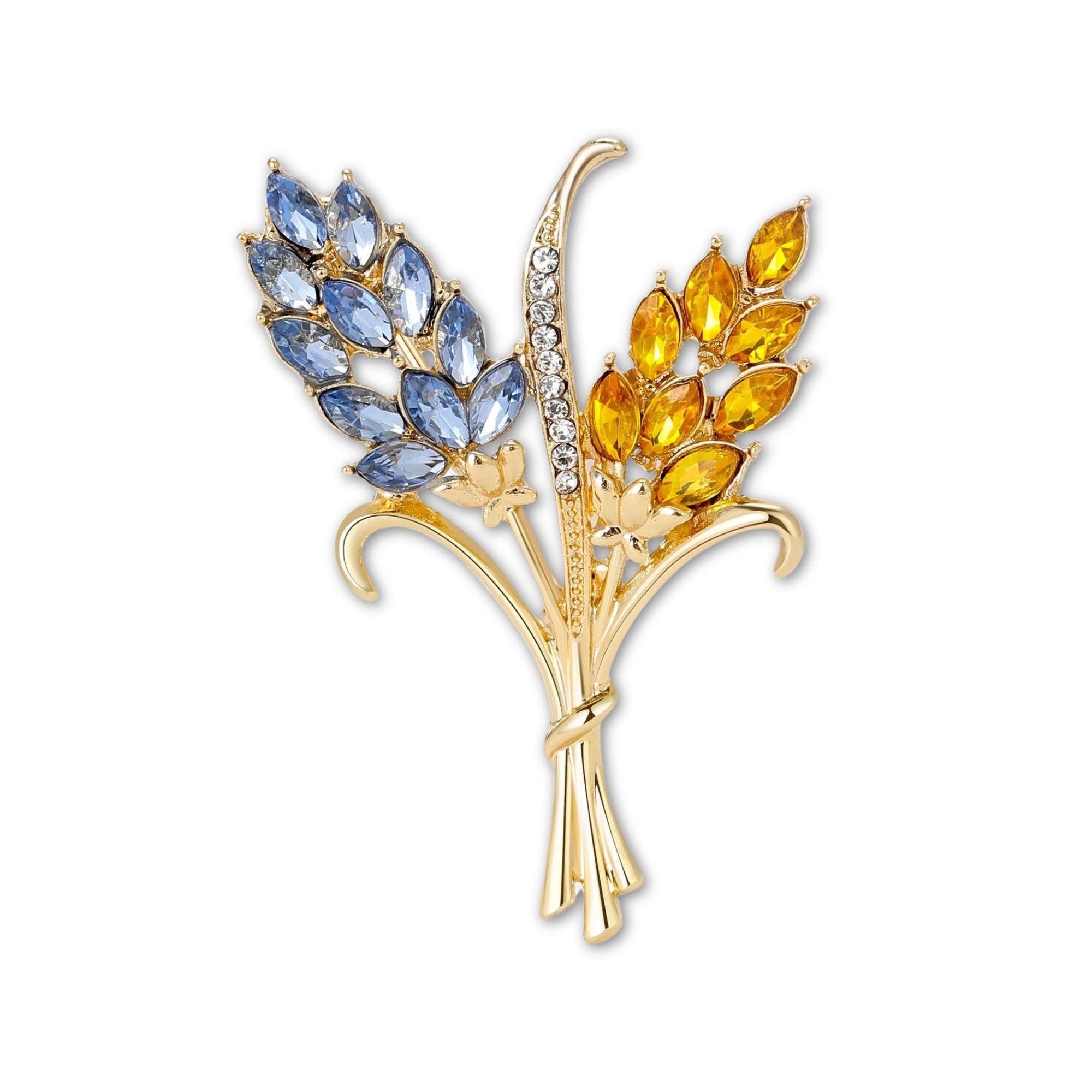 Брошка BROCHE Колоски різнокольорова BRBF114284