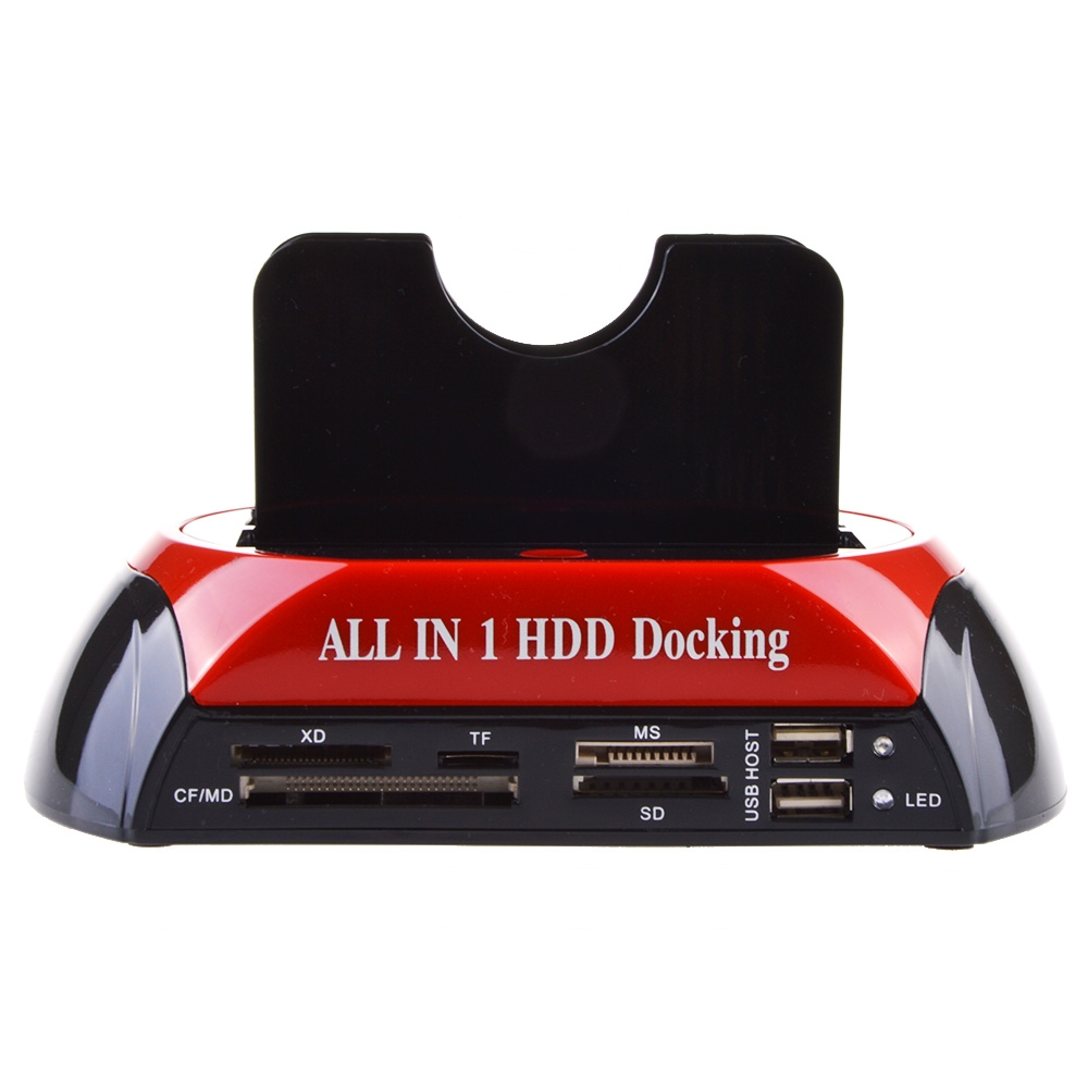 Док-станция для жестких дисков Digital Lion PH-0875 SATA + IDE с двойным слотом / кардридером / USB 2,0