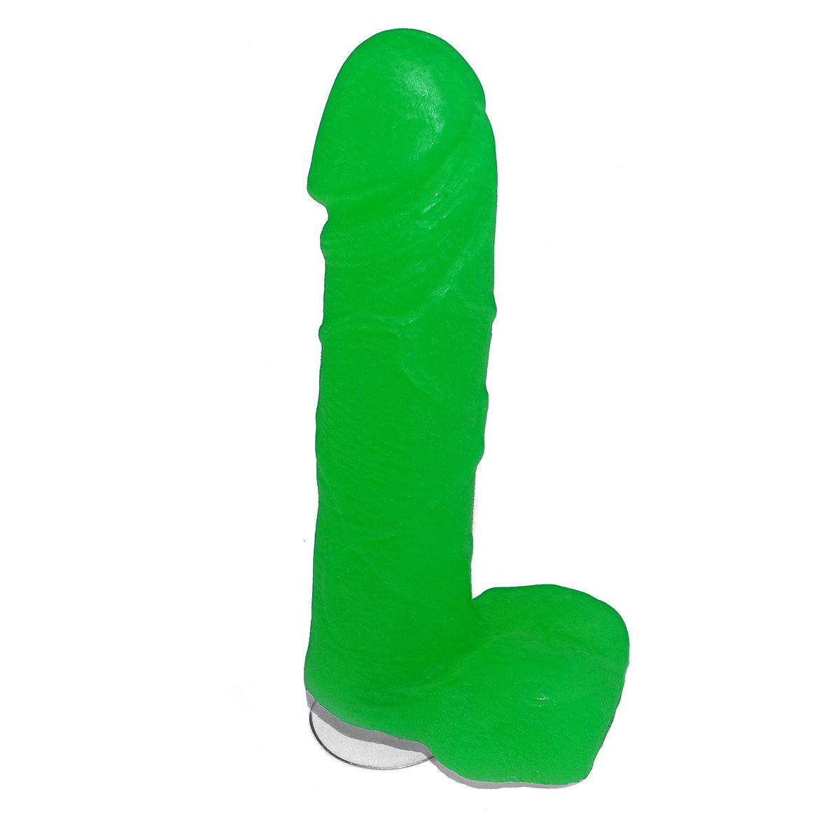 Мило-член з присоскою Luxyart Чистий Кайф Green size L (SO2642)