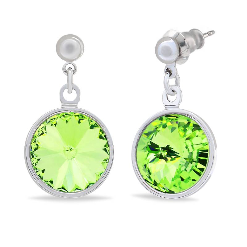 Сережки KOBI Rivoli Kolo 12 мм зі Swarovski (7740-1076-09-32)