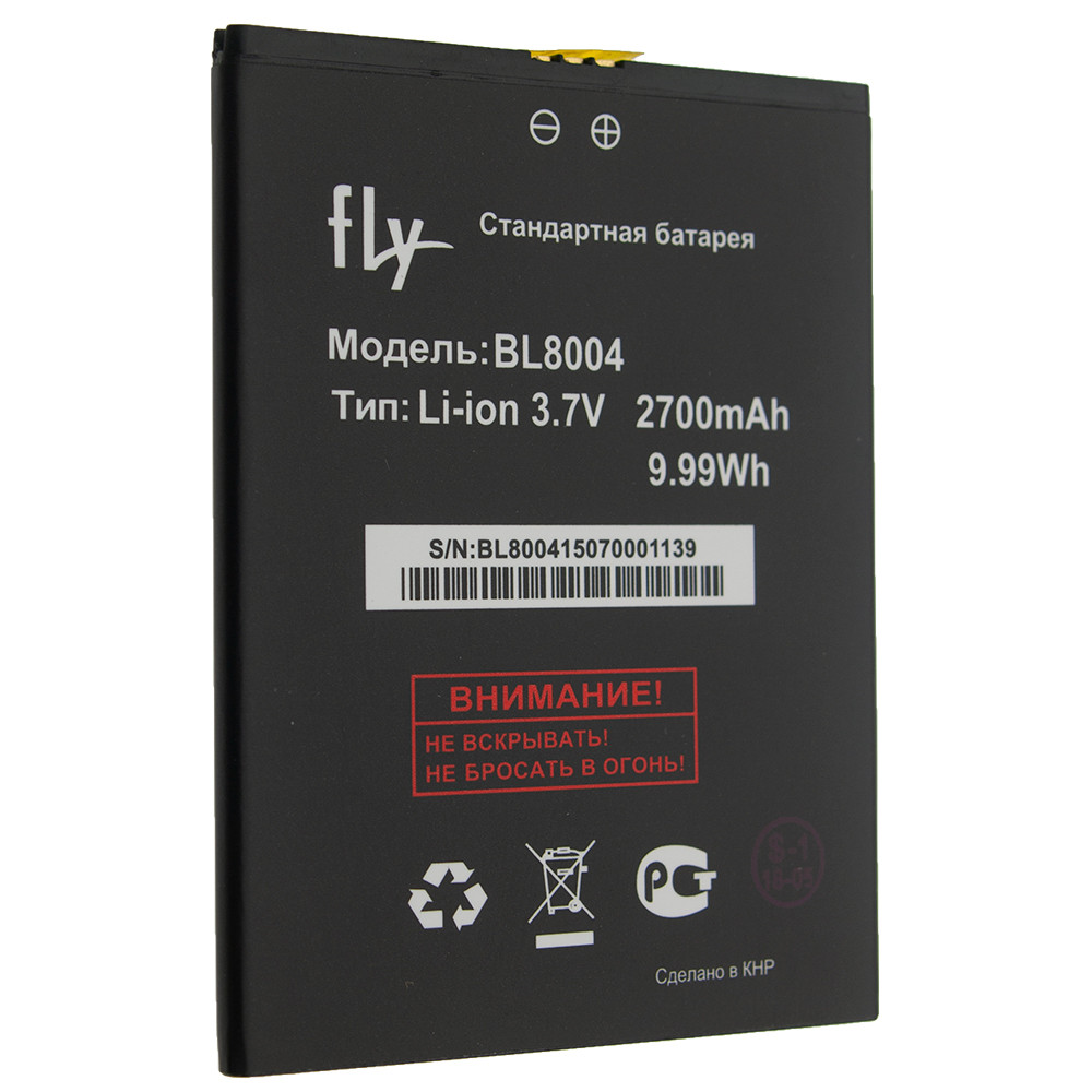 Акумуляторна батарея Quality BL8004 для Fly IQ4503 Era Life 6