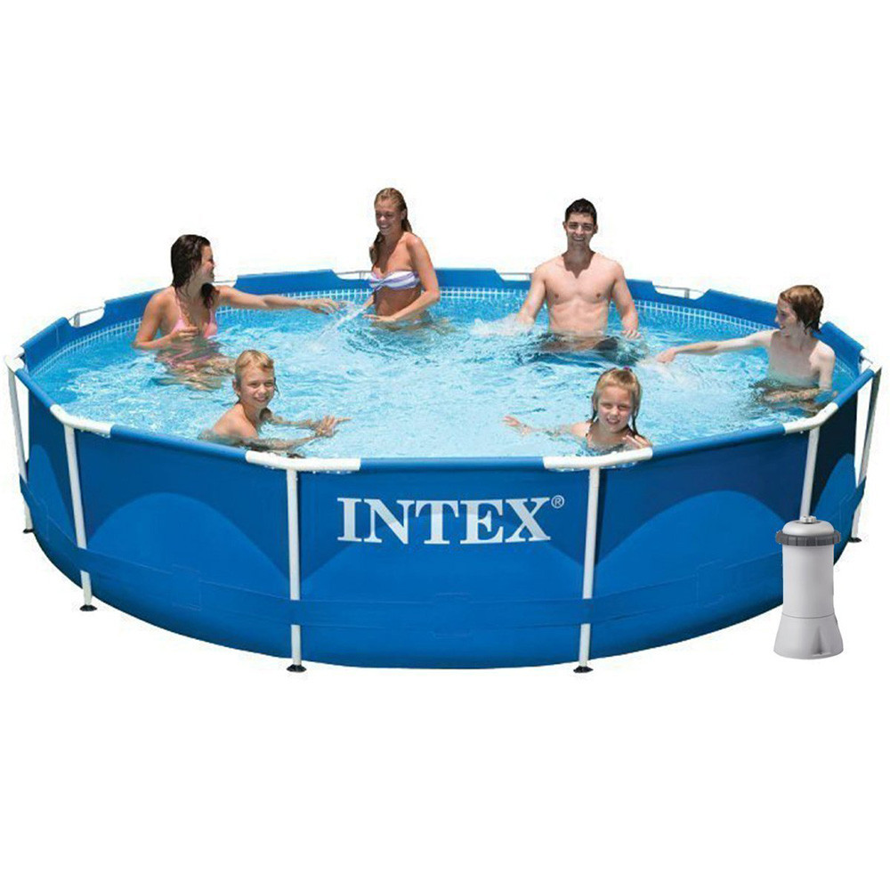 Каркасний басейн Intex 28212 NP 366х76 см з картриджним насосом