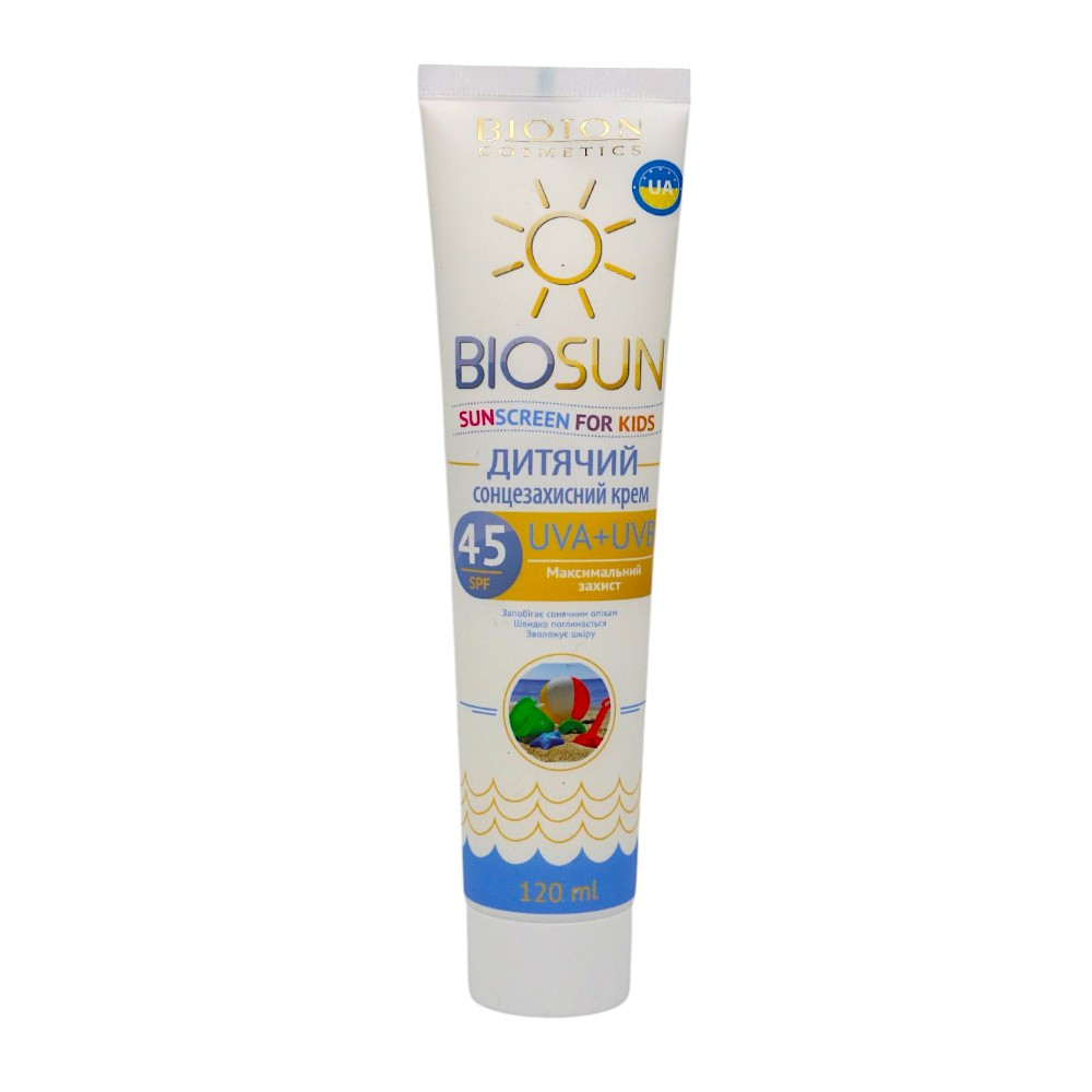 Солнцезащитный крем Bioton Cosmetics SPF 45 120 мл