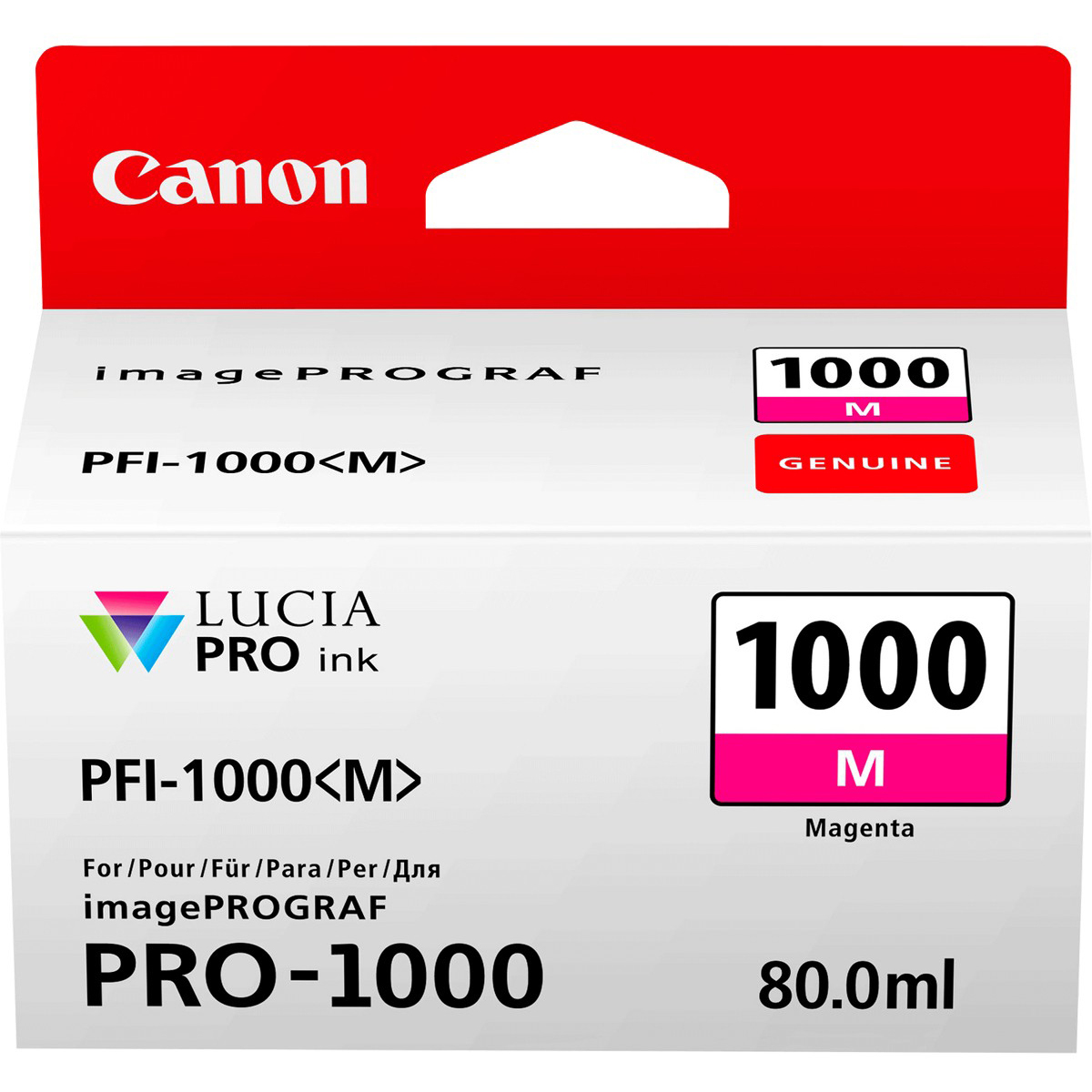 Картридж Canon PFI-1000 M Magenta (6623557)
