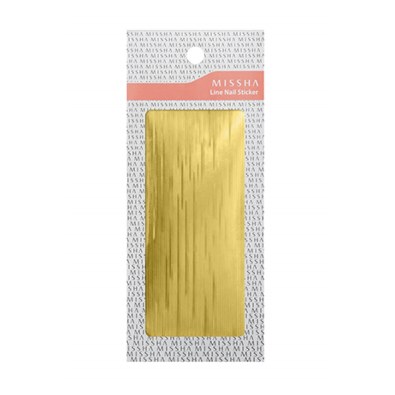 Лінійні стікери для нігтів Missha Line Nail Sticker Gold 1 шт (8806185768696)