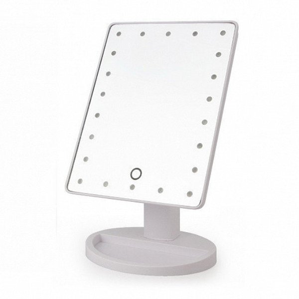 Зеркало с подсветкой для макияжа Large Led Mirror Белый (210025)
