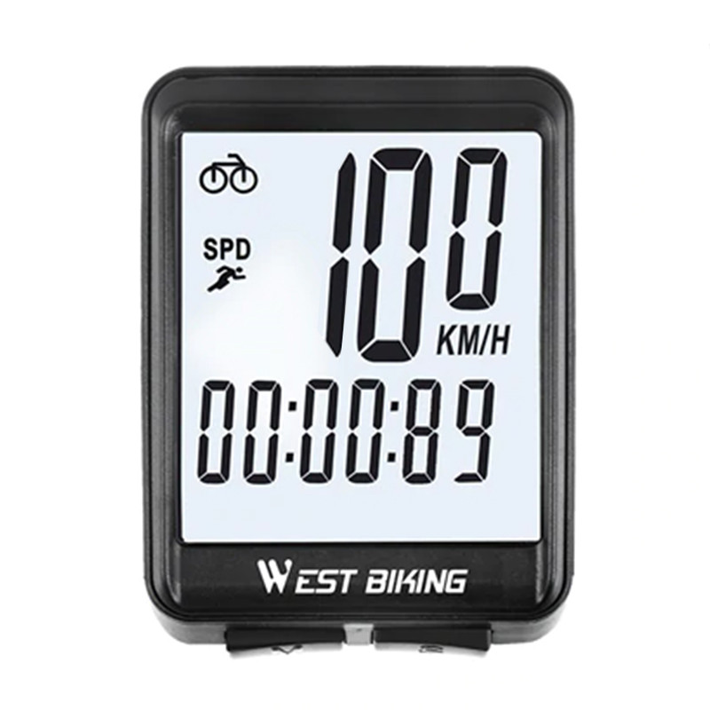 Велокомпьютер беспроводной с подсветкой West Biking 0702054 Черный (5010-15143)