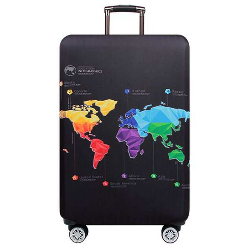 Чехол для чемодана Turister модель Travel Black S Разноцветный (CN_086S)