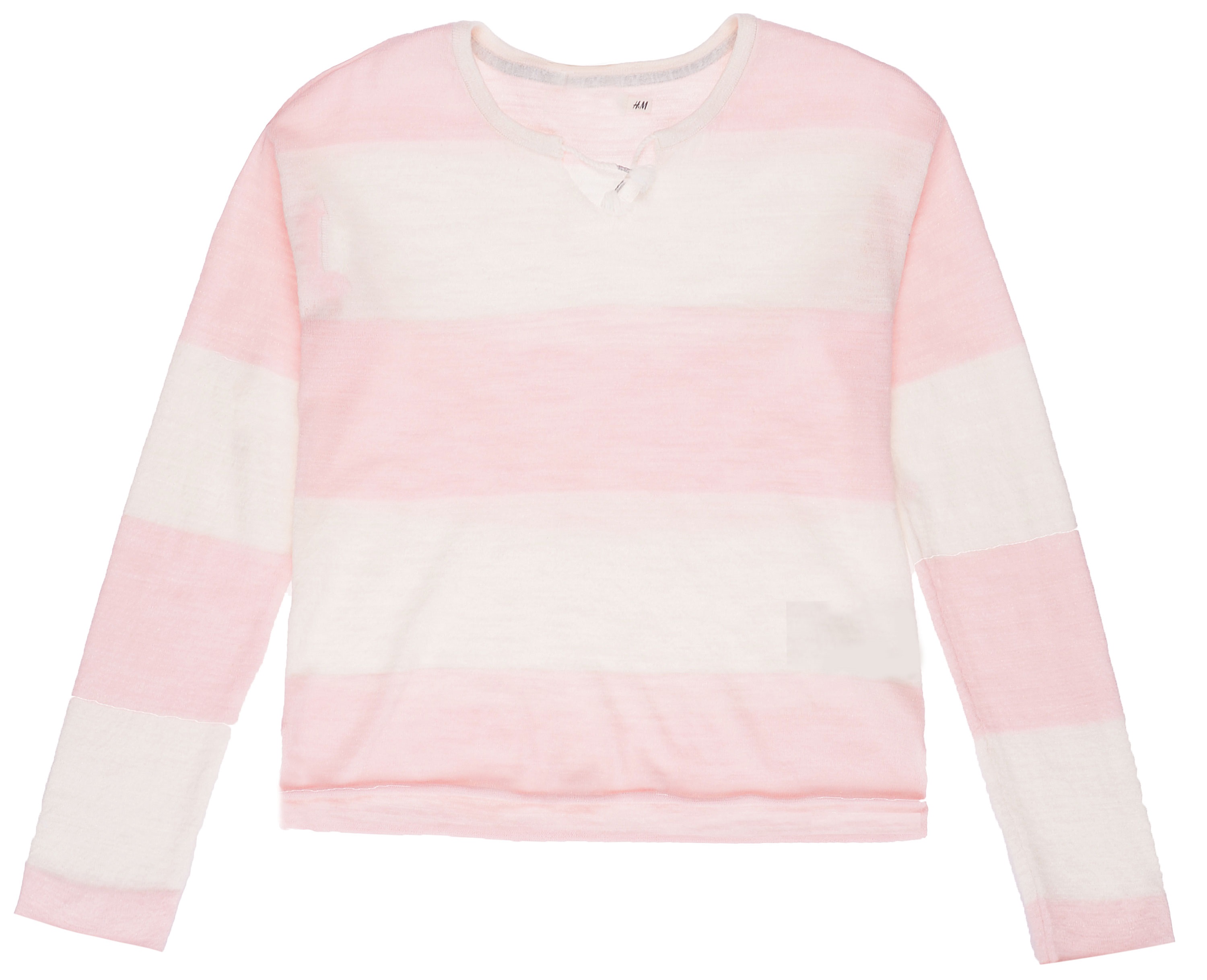 Джемпер H&M 170 см бело розовый 3421023