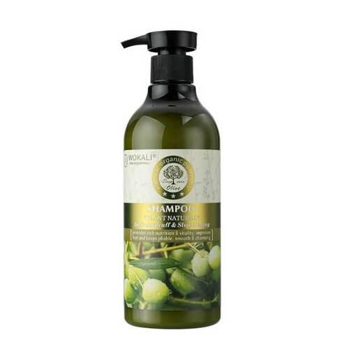 Шампунь для волосся Поживний Wokali Prof Natural Organic Olive 550мл