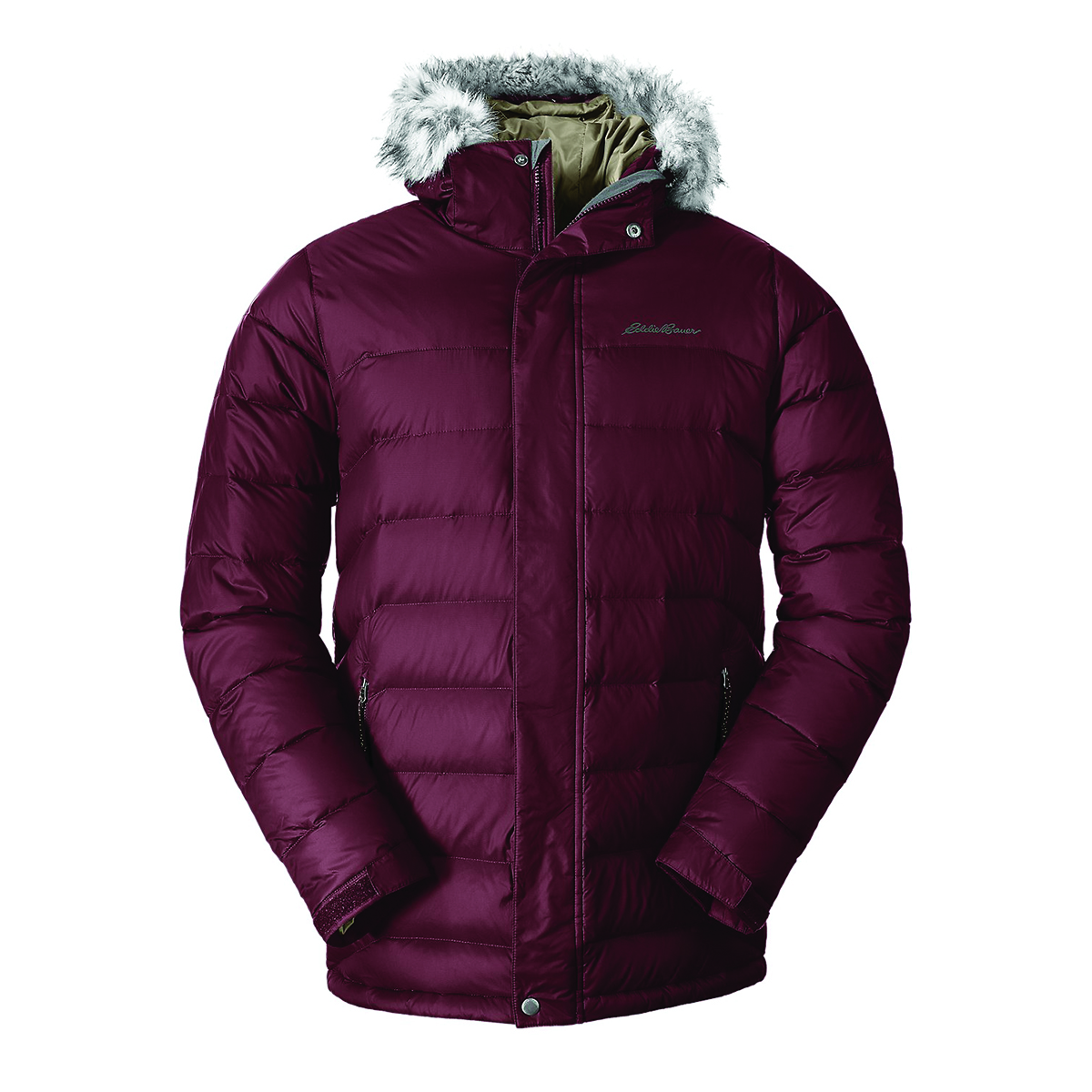 Парка Eddie Bauer Mens Boundary Pass Parka DK BERRY L Красный (5629DKB)