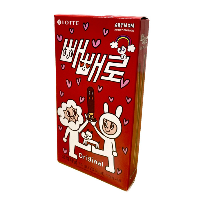Палочки корейские Покb Лотте Оригbнальний вкус Lotte Pepero Pocky Original 54г (20832)
