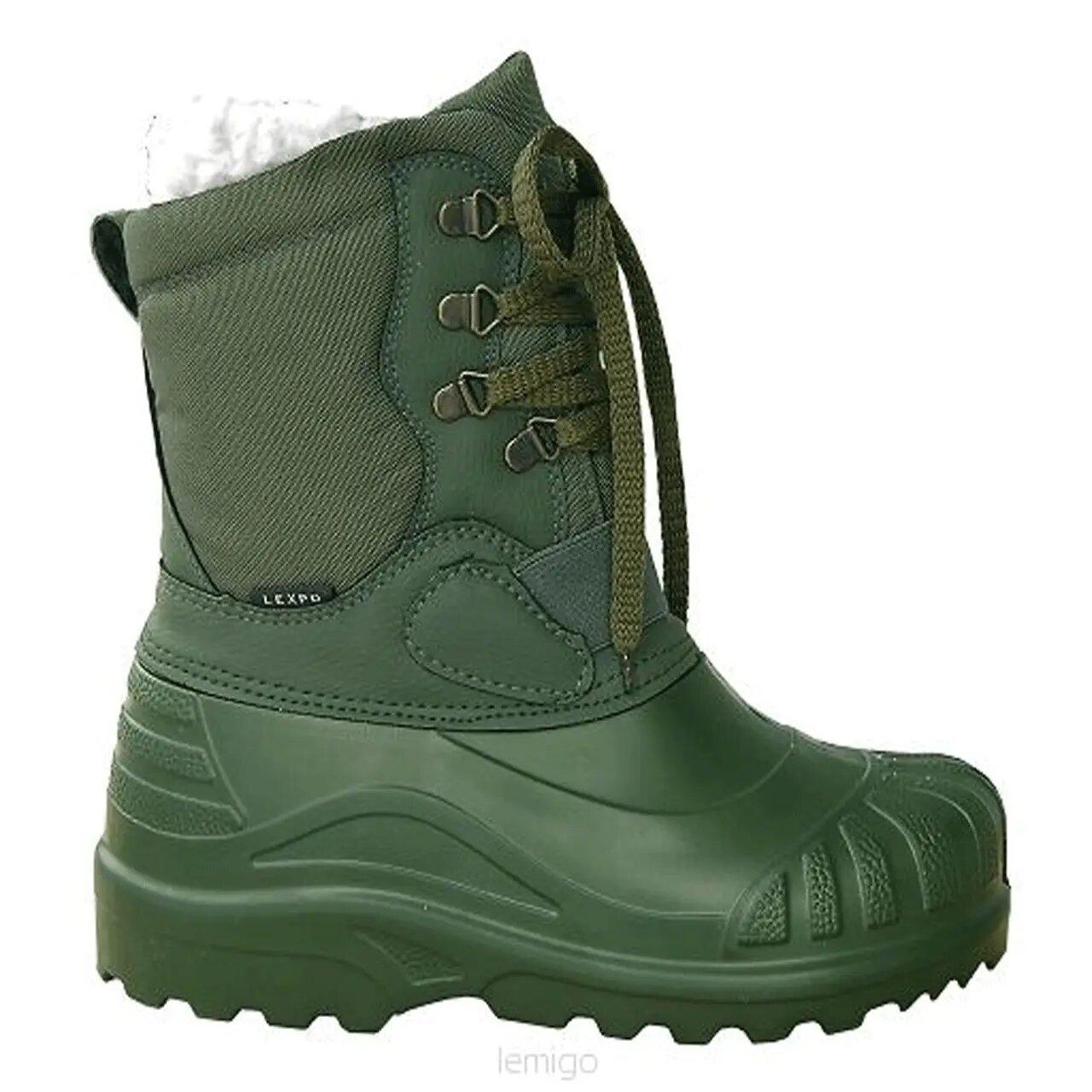 Чоботи черевики для риболовлі зимові Lemigo Tramp 909 41 Зелений