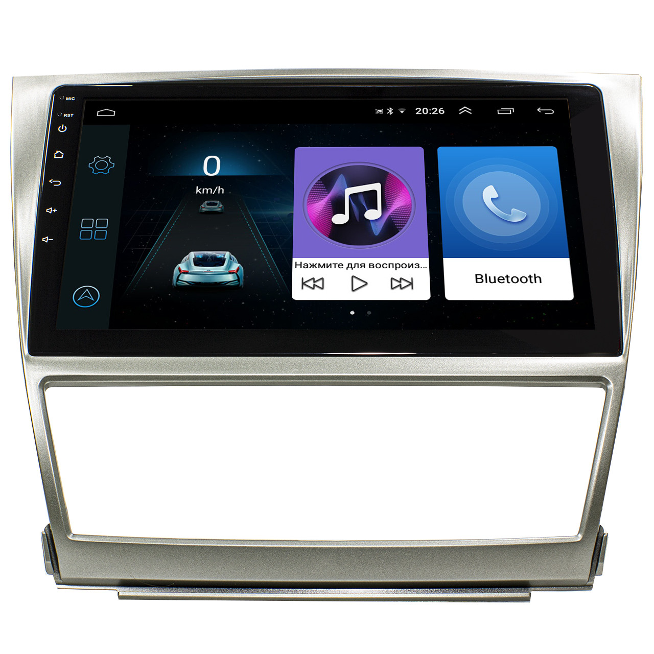 Штатна автомобільна магнітола 10 дюймів Toyota Camry V40 2006-2011 Android сенсорний екран Bluetooth Wi Fi 4 ядра