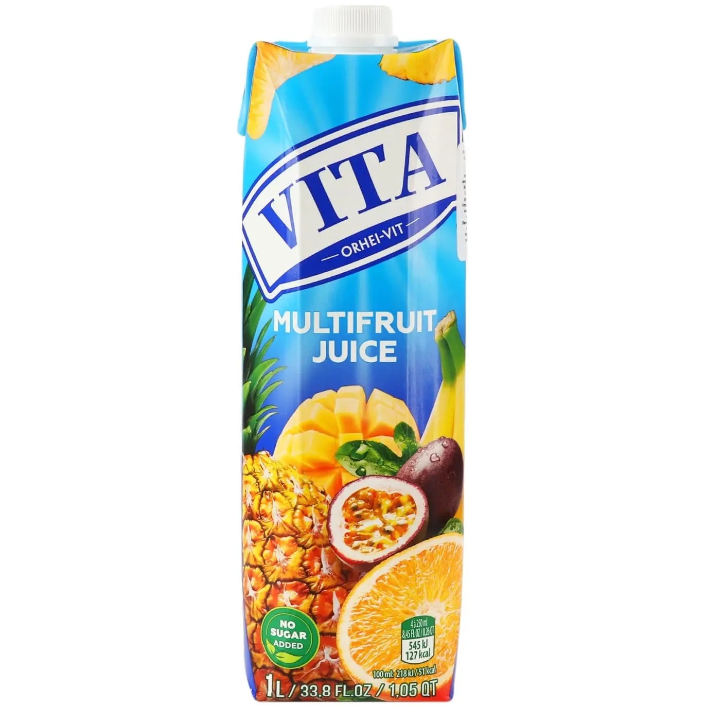 Сок без сахара Vita Мультифруктовый 1 л 4840022005258