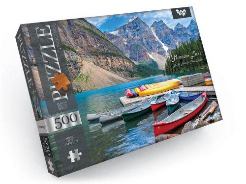 Пазли Danko Toys Озеро Морейн, Канада, 500 елементів