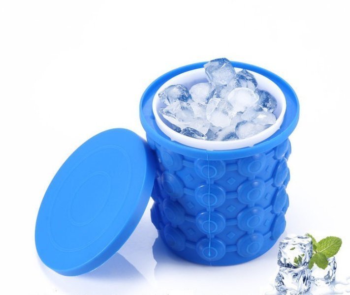 Силиконовое ведро - форма для льда Ice Genie (0140)