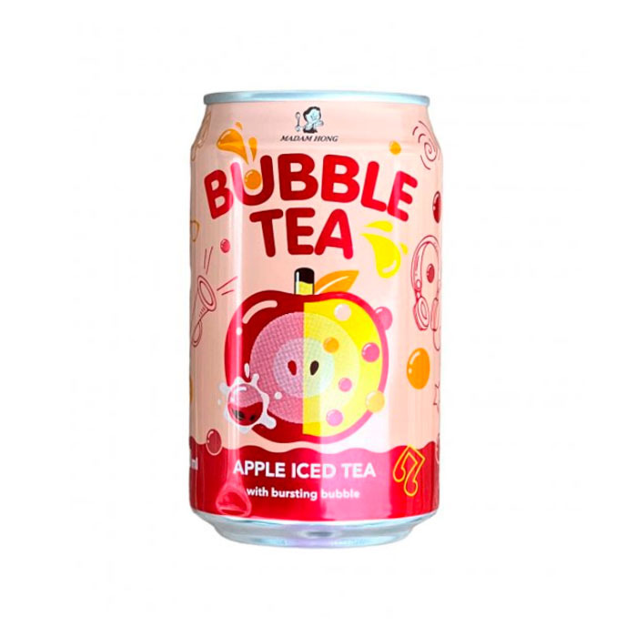 Напиток Madam Hong Lady Boba Bubble Tea Apple Iced 320 мл (16745) Bioworld