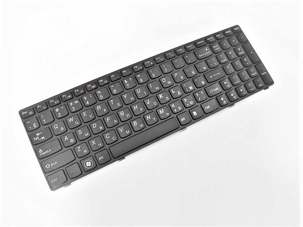 Клавіатура для ноутбука LENOVO Y570 Black RU (A52032)