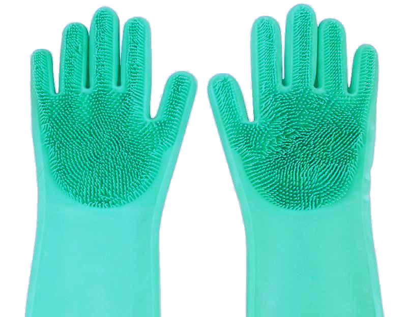 Силіконові багатофункціональні рукавички Magic Silicone Gloves Зелені (200718)