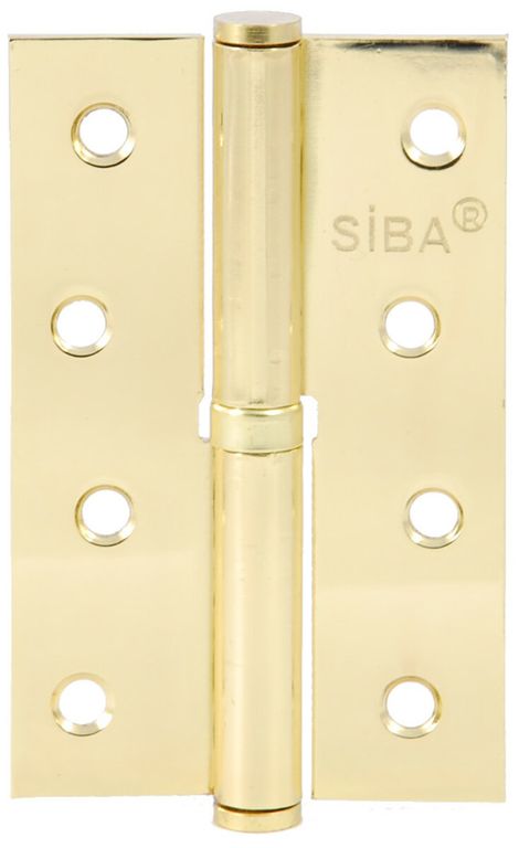 Петля стальная 125 Мм 1Bb Полированная Латунь Bp, Права Siba 1Bb 5x3x2.5 Мм Fhp L Bp