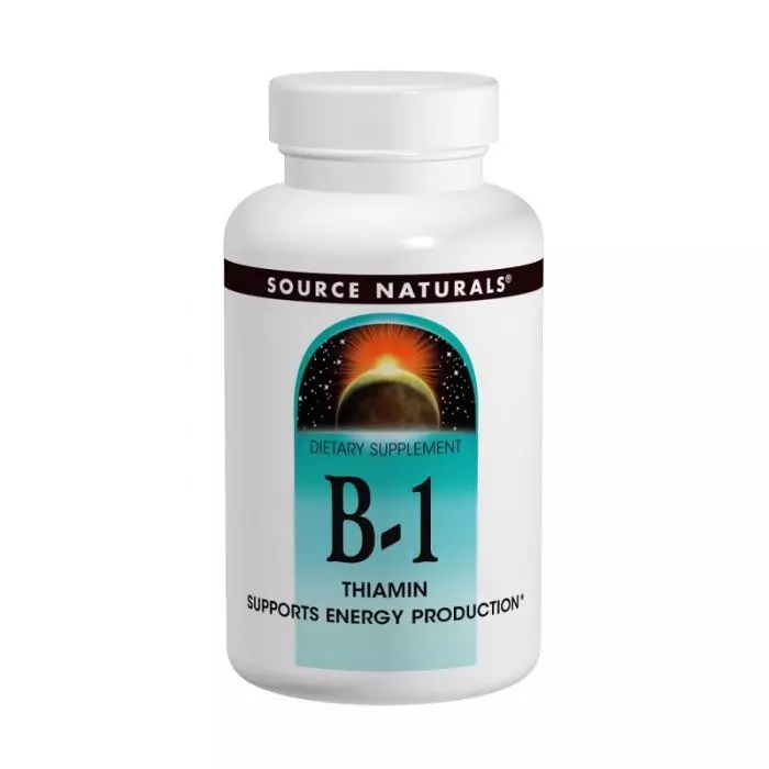 Тиамин Source Naturals Vitamine B-1, Thiamin 100 mg 250 Tabs