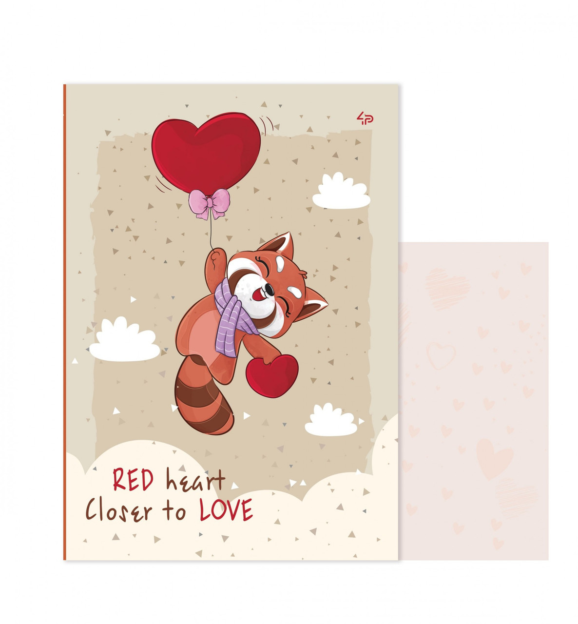 Блокнот 4Profi Real Love" red heart 40 листов формат А5 905386