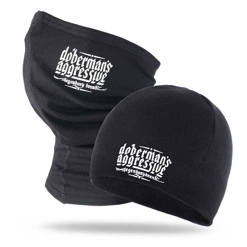 Комплект Шапка и Снуд Dobermans Aggressive SET01BK Черный One Size