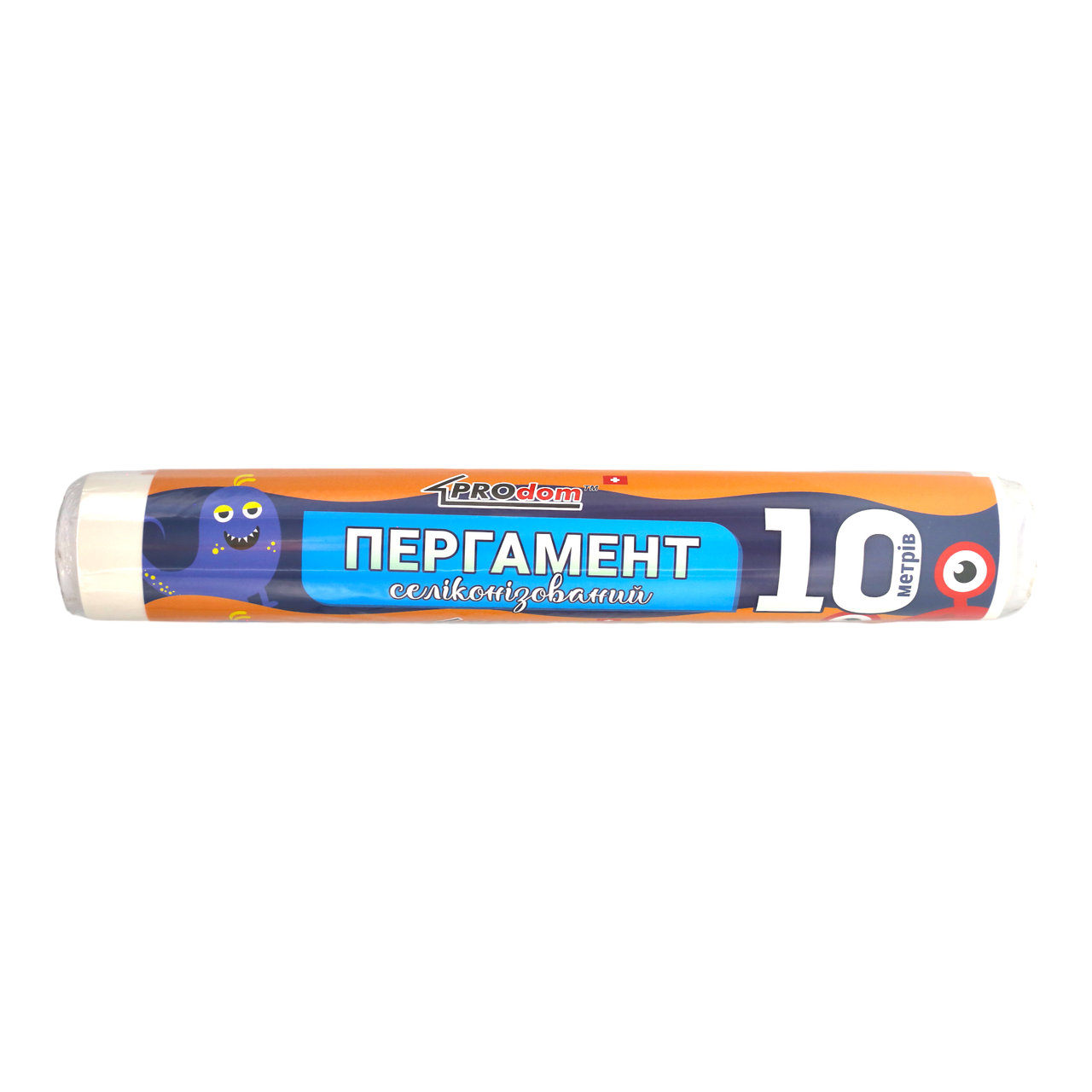 Пергамент для випічки PROdom із силіконом 10000 см Білий