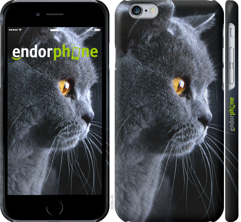 Силіконовий чохол Endorphone на iPhone 6 Гарний кіт (3038u-45-26985)